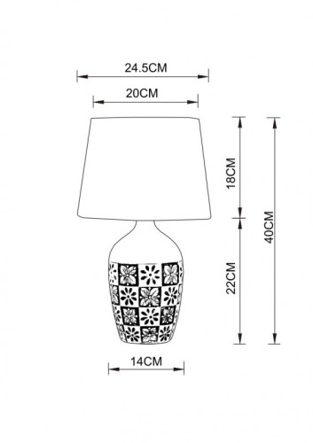 Настольная лампа ARTE Lamp A4237LT-1GY изображение в интернет-магазине Cramer Light фото 5