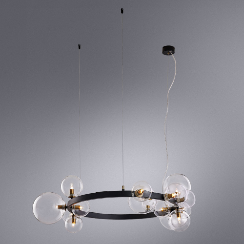 Подвесная люстра Arte Lamp Vincent A7790SP-15BK изображение в интернет-магазине Cramer Light фото 4