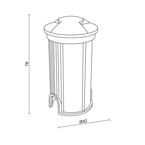 Ландшафтный светильник Maytoni Flash O044DL-L1S3K1 дополнительное фото фото 3