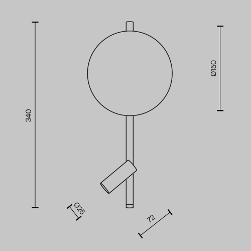 Бра Maytoni Solution MOD450WL-L9B3K дополнительное фото фото 7
