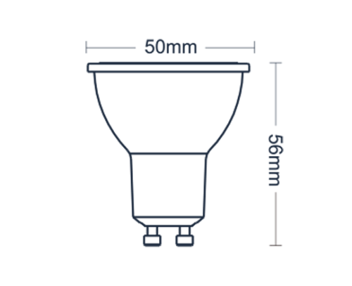 Светодиодная лампа Italline TP GU10/8W/4000K matt изображение в интернет-магазине Cramer Light фото 2