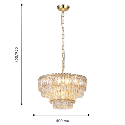 Подвесная люстра Favourite Adamas 4781-10P изображение в интернет-магазине Cramer Light фото 5