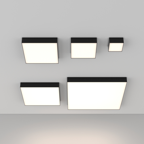 Потолочный светильник Maytoni Zon C032CL-12W4K-SQ-B изображение в интернет-магазине Cramer Light фото 2