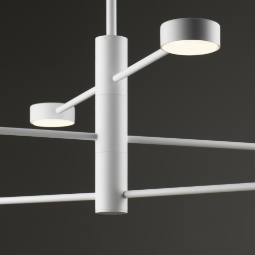 Люстра на штанге Freya Tactic FR5363CL-06W изображение в интернет-магазине Cramer Light фото 8