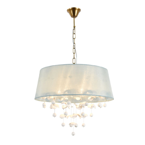 Подвесная люстра Indigo Tenerezza 13029/6P Brass V000512 изображение в интернет-магазине Cramer Light