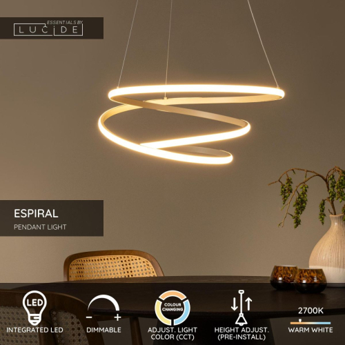 Подвесной светильник Lucide Espiral 78403/40/41 изображение в интернет-магазине Cramer Light фото 3