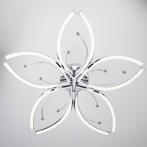 Потолочная люстра Eurosvet Fiona 90056/5 хром изображение в интернет-магазине Cramer Light фото 3