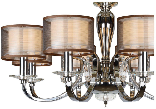 Подвесная люстра iLamp Mario RM16001/8CR изображение в интернет-магазине Cramer Light фото 3