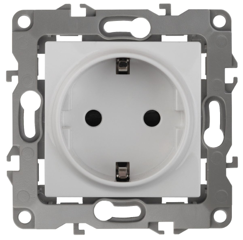 Розетка 2P+E Schuko Эра 12-2101-01 Б0014675 дополнительное фото