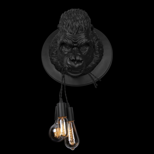 Настенный светильник Loft IT Gorilla 10178 Black изображение в интернет-магазине Cramer Light фото 2