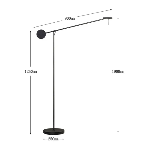 Торшер Delight Collection 8655F black изображение в интернет-магазине Cramer Light фото 3