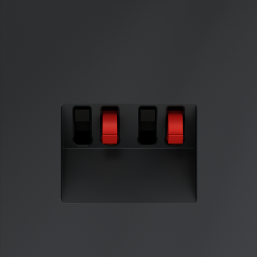 Розетка акустическая Voltum S70 VLS060307 (графит) дополнительное фото фото 3