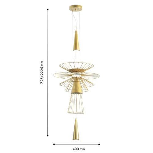 Подвесной светильник Favourite Ardor 4839-2P изображение в интернет-магазине Cramer Light фото 2