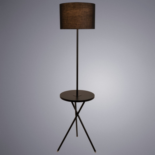 Торшер ARTE Lamp A2070PN-1BK изображение в интернет-магазине Cramer Light фото 3