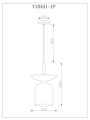 Подвесной светильник Moderli Lecce V11552-1P изображение в интернет-магазине Cramer Light фото 5