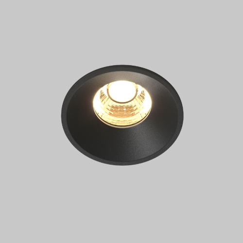 Встраиваемый светильник Maytoni Round DL058-7W2.7K-B изображение в интернет-магазине Cramer Light фото 4