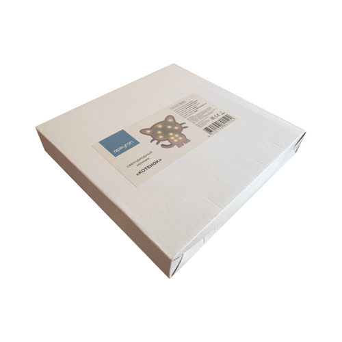 Светодиодный ночник Apeyron Котенок теплый белый 2хААА МДФ 12-173 изображение в интернет-магазине Cramer Light фото 4