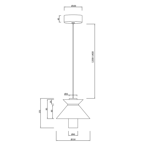 Подвесной светильник Moderli Ori V10885-PL изображение в интернет-магазине Cramer Light фото 7