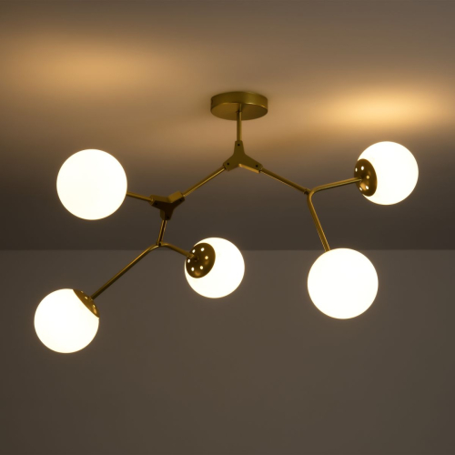 Потолочная люстра Freya Skip FR5497PL-05G изображение в интернет-магазине Cramer Light фото 3
