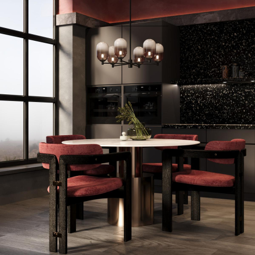 Люстра на штанге Freya Tesse FR1011PL-06B изображение в интернет-магазине Cramer Light фото 3