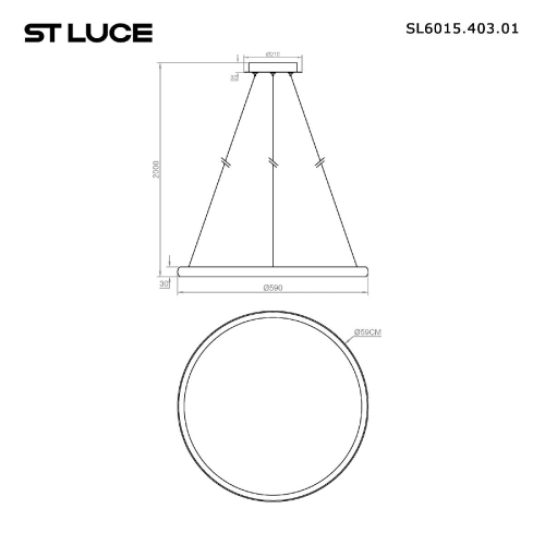 Подвесной светильник ST Luce Satellite SL6015.403.01 изображение в интернет-магазине Cramer Light фото 6