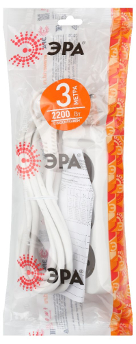 Удлинитель электрический Эра UX-3e-3m Б0035750 дополнительное фото фото 2