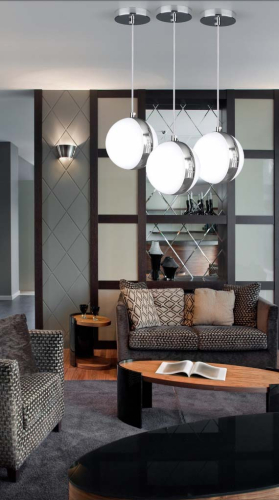 Подвесной светильник Elektrostandard DLN050 GX53 белый/хром изображение в интернет-магазине Cramer Light фото 5