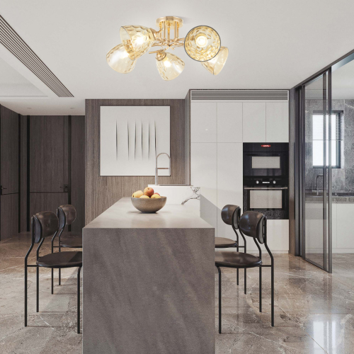 Потолочная люстра Arte Milano Napoli 338776/5 FGD изображение в интернет-магазине Cramer Light фото 3