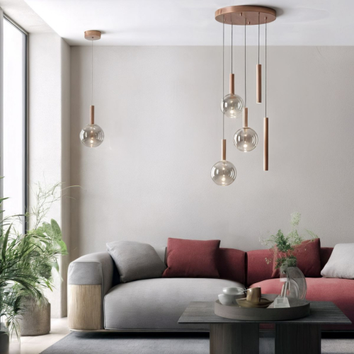 Подвесной светильник Denkirs Bubbles DK6535-CO изображение в интернет-магазине Cramer Light фото 5
