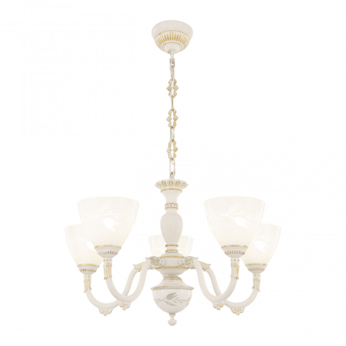 Подвесная люстра Arte Milano 347837/5 WT+G изображение в интернет-магазине Cramer Light