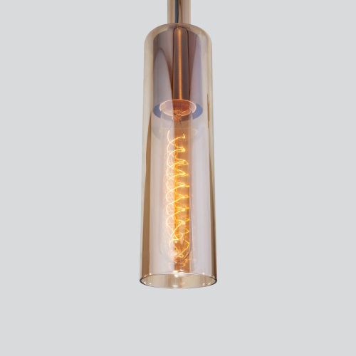 Подвесной светильник Eurosvet Graf 50226/1 янтарный изображение в интернет-магазине Cramer Light фото 2