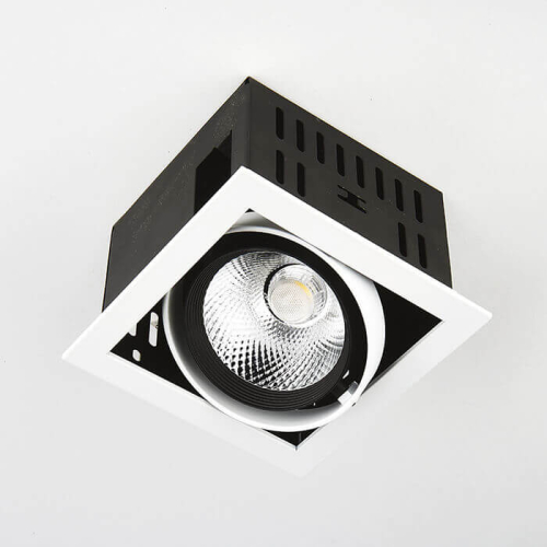 Встраиваемый светильник Ambrella Light T811 BK/CH 12W 4200K изображение в интернет-магазине Cramer Light фото 2