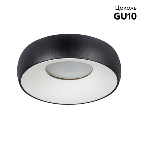 Встраиваемый светильник Arte Lamp Heze A6665PL-1BK изображение в интернет-магазине Cramer Light фото 2