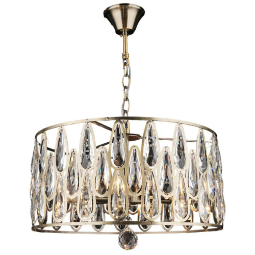 Подвесная люстра Reluce 01848-0.4-06 AB изображение в интернет-магазине Cramer Light