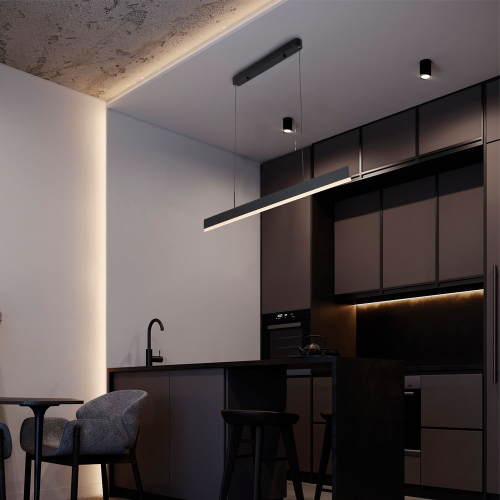 Линейный светильник LED4U L8668-1200 BK изображение в интернет-магазине Cramer Light фото 3