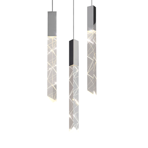 Подвесной светильник Delight Collection Trinity OM8201013-3 chrome изображение в интернет-магазине Cramer Light