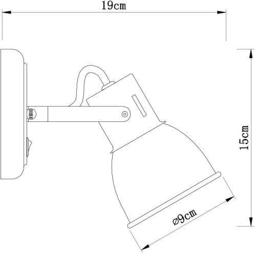 Спот Arte Lamp A1677AP-1GY изображение в интернет-магазине Cramer Light фото 7