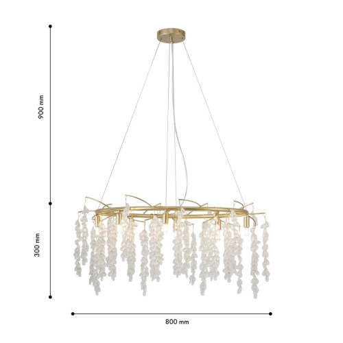 Подвесная люстра Favourite Desmi 4108-8C изображение в интернет-магазине Cramer Light фото 2