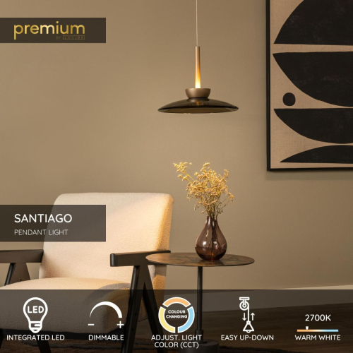 Подвесной светильник Lucide Santiago 23401/12/62 изображение в интернет-магазине Cramer Light фото 3
