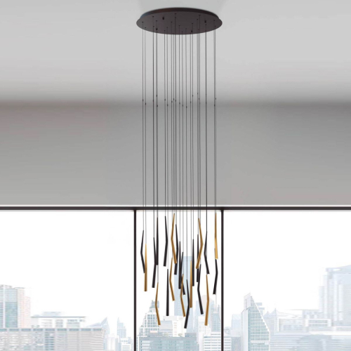 Подвесная люстра Mantra Boomerang 9377+9240 (24L) изображение в интернет-магазине Cramer Light