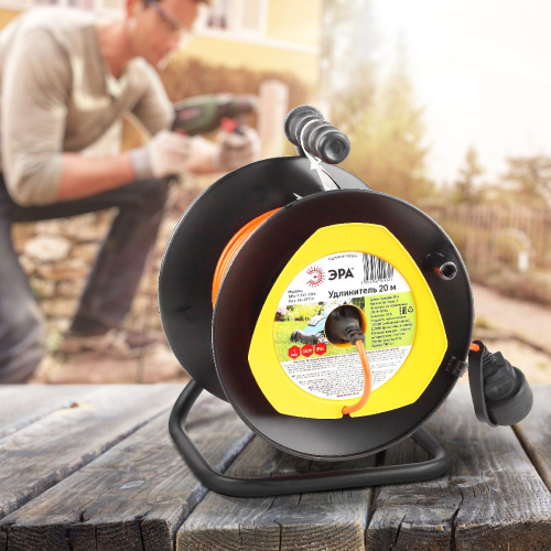Удлинитель силовой Эра RPx-1-2x1-20m Б0046832 дополнительное фото фото 2