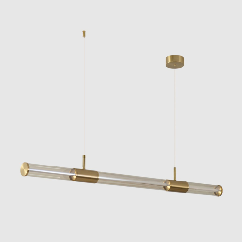 Подвесной светильник Crystal Lux LINEUP SP24W LED BRASS изображение в интернет-магазине Cramer Light фото 4