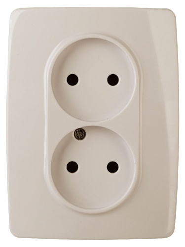 Розетка 2x2P Эра 12-2107-02 Б0031239 дополнительное фото