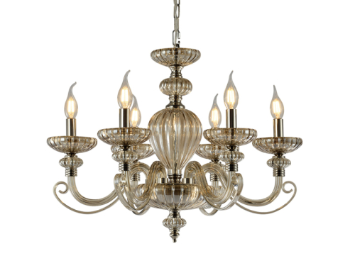 Подвесная люстра Newport 12806/C cognac изображение в интернет-магазине Cramer Light