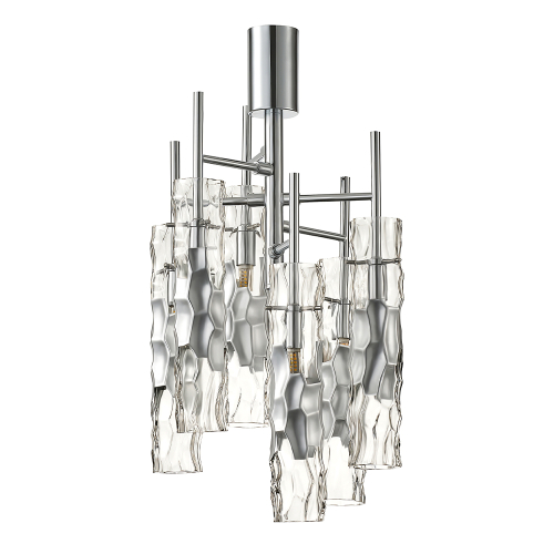 Потолочная люстра Crystal Lux PRIMAVERA PL6 CHROME изображение в интернет-магазине Cramer Light фото 2