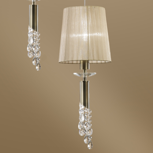 Подвесная люстра Mantra Tiffany Bronze 3877 изображение в интернет-магазине Cramer Light фото 5