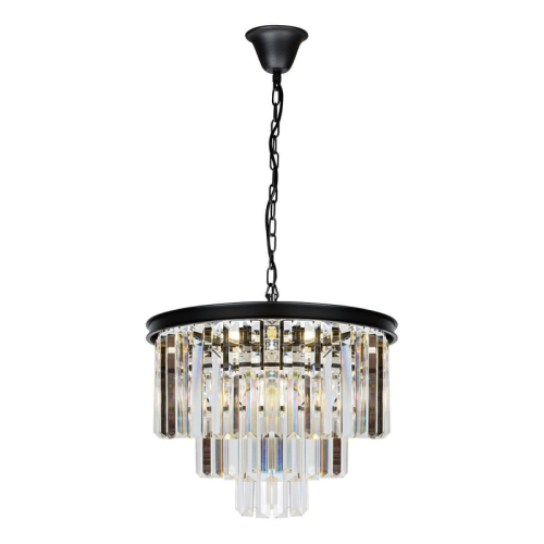 Подвесная люстра iLamp Triumph 6101-500 BK изображение в интернет-магазине Cramer Light