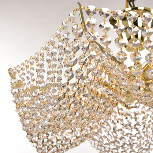 Потолочная люстра Bohemia Ivele Crystal 778/49 G изображение в интернет-магазине Cramer Light фото 4