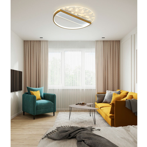 Потолочный светильник LED4U L1043-500 GD изображение в интернет-магазине Cramer Light фото 2