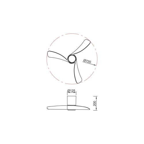 Люстра-вентилятор Mantra Nemo 9054 изображение в интернет-магазине Cramer Light фото 4